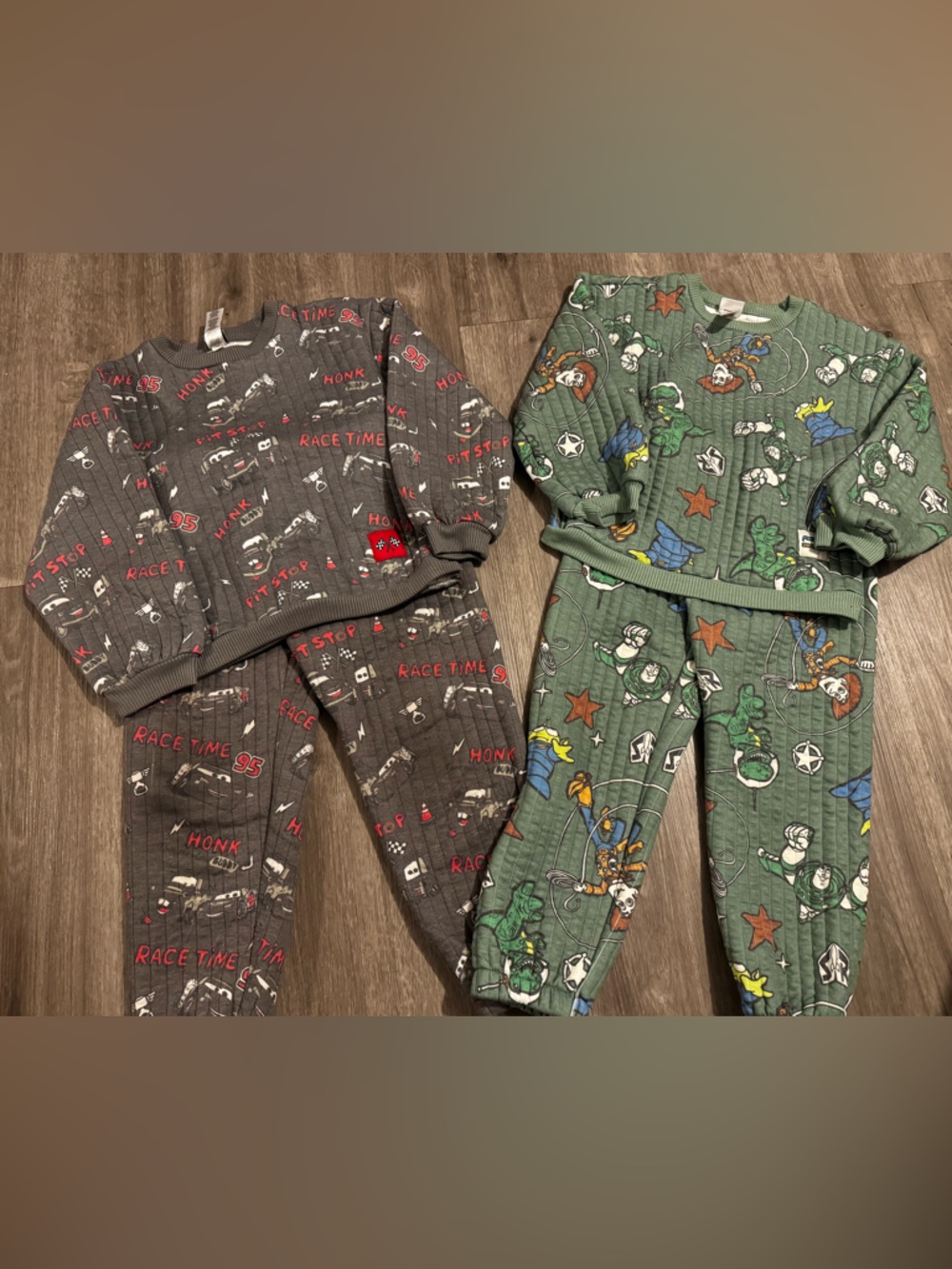 Kids Quilted Cars & Toy Story Set